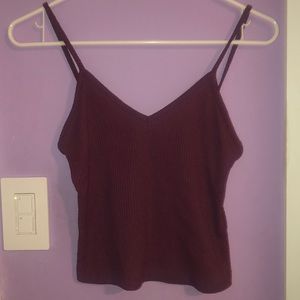 Maroon brandy Melville tank top